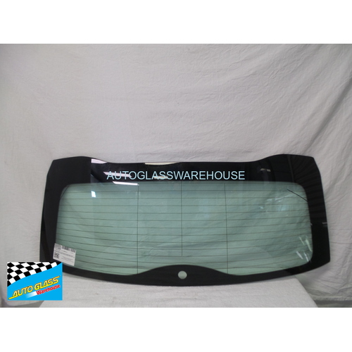 BMW 3 SERIES E91 - 4/2005 TO 7/2012 - 5DR WAGON - REAR WINDSCREEN GLASS - GREEN - HEATED, (DO NOT SELL)
