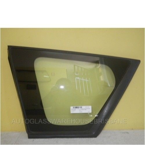 MITSUBISHI OUTLANDER ZG/ZH - 10/2006 to 11/2012 - 5DR WAGON - PASSENGER - LEFT SIDE REAR CARGO GLASS - ENCAPSULATED - GREEN - (SECOND-HAND)