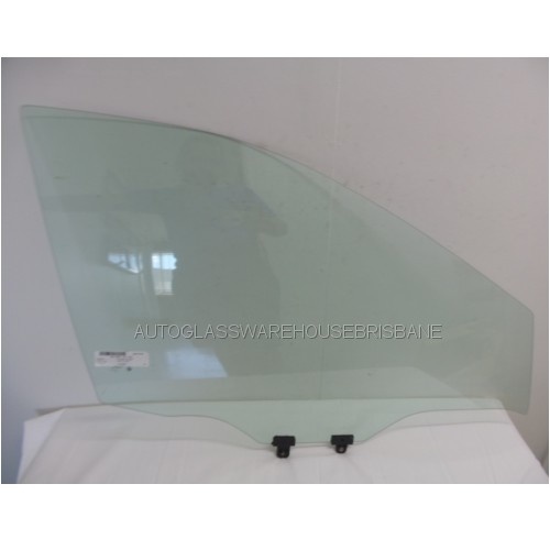 NISSAN X-TRAIL T32 - 3/2014 to 11/2022 - 5DR WAGON - DRIVERS - RIGHT SIDE FRONT DOOR GLASS - WITH FITTINGS - GREEN - NEW