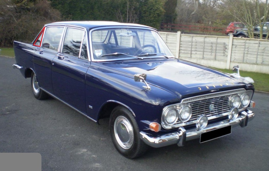 FORD,ZEPHYR,MK,3, 4DR,SEDAN,1962>1966, DRIVERS, RIGHT,SIDE,REAR,QUARTER,GLASS, CLEAR, NEW