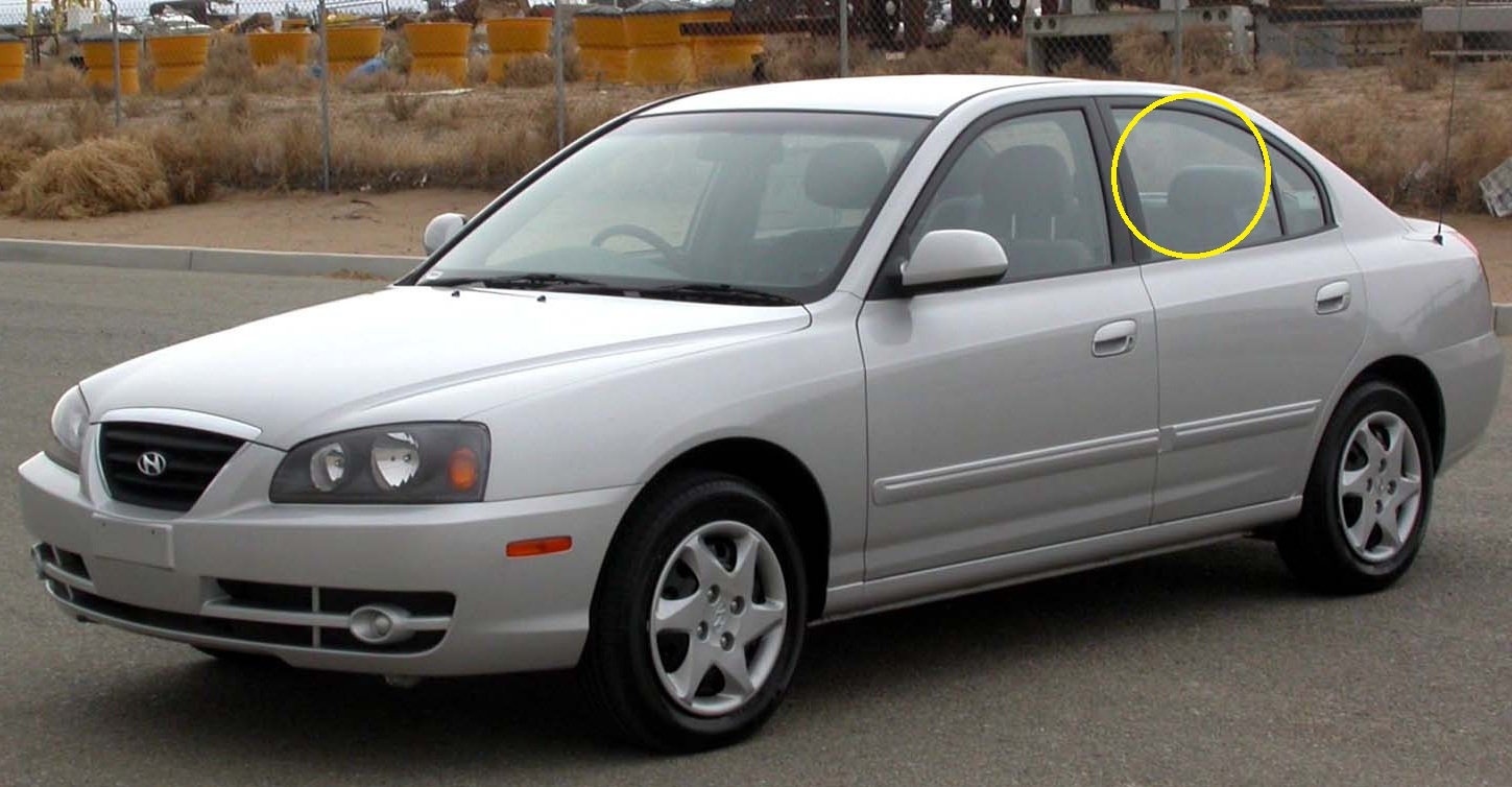 HYUNDAI,ELANTRA,XD, 4DR,SEDAN,11/00>7/06, LEFT,SIDE,REAR