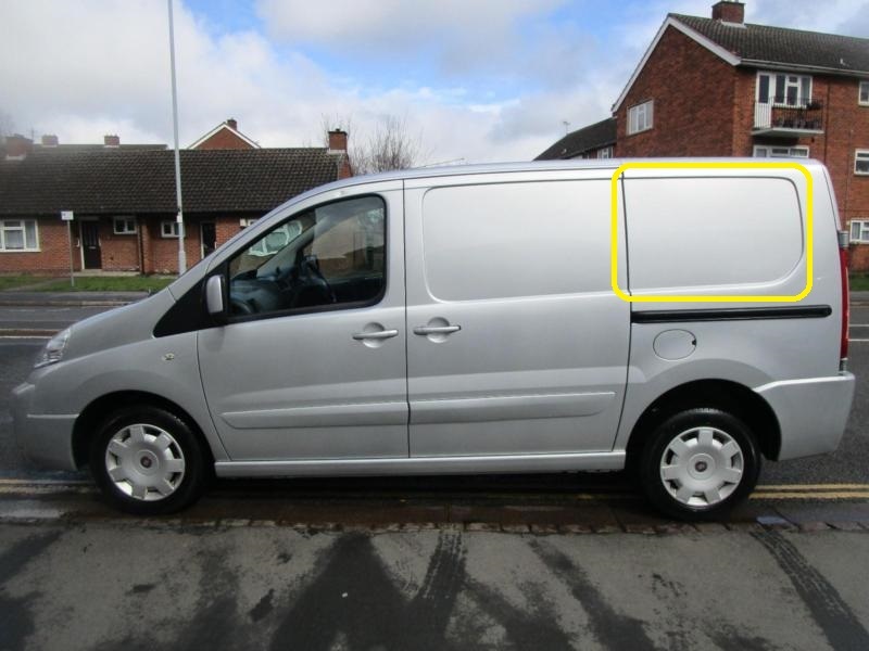 FIAT,SCUDO, 4/2008,to,10/2015, SWB,VAN, LEFT,SIDE,REAR