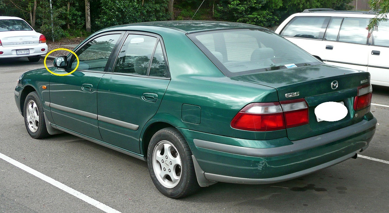 MAZDA,626,GF/GW, 4/5DR,SED/HAT/WAG,8/97>8/02, LEFT,SIDE