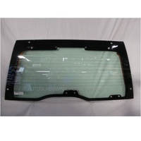HOLDEN FRONTERA UES25 - 8/2001 to 12/2003 - 4DR WAGON - REAR WINDSCREEN GLASS - WITH CUT OUT (SPARETYRE AT THE BACK) - 14 HOLES - 1300W X 605H - NEW
