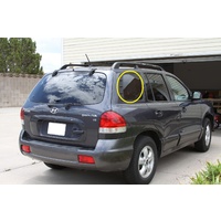 HYUNDAI SANTA FE SM - 11/2000 to 4/2006 - 5DR WAGON - DRIVERS - RIGHT SIDE REAR CARGO GLASS - GREEN - NOT ENCAPSULATED - NEW