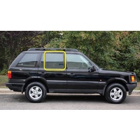 LAND ROVER RANGE ROVER - 5/1995 TO 7/2002 - 4DR WAGON - RIGHT SIDE REAR DOOR GLASS - GREEN - WITHOUT FITTING - NEW