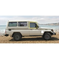 suitable for TOYOTA LANDCRUISER 75/77/78 SERIES - 1/1985 TO CURRENT - 5DR WAGON/UTE - DRIVER - RIGHT SIDE FRONT DOOR GLASS (FULL) - 805MM - GREEN - NE