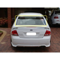 FORD FALCON BA-BF - 10/2002 to 5/2008 - 4DR SEDAN - REAR WINDSCREEN GLASS - HEATED (WITH AERIAL) - NEW