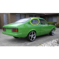 HOLDEN GEMINI TC-TD-TE-TF-TG-TX - 3/1975 to 4/1985 - 2DR COUPE - DRIVERS - RIGHT SIDE REAR OPERA GLASS - (Second-hand)