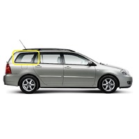 suitable for TOYOTA COROLLA ZZE122R - 12/2001 to 4/2007 - 4DR WAGON - DRIVERS - RIGHT SIDE CARGO GLASS - NOT ENCAPSULATED - NEW