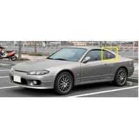 NISSAN SILVIA S15 - 11/2000 TO CURRENT - 2DR COUPE - PASSENGERS - LEFT SIDE OPERA GLASS - ENCAPSULATED - (Second-hand)