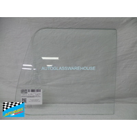 suitable for TOYOTA LANDCRUISER 60 SERIES - 1/1980 to 1/1990 - WAGON - DRIVERS - RIGHT SIDE REAR CARGO GLASS (REAR 1/2 PIECE) 2 HOLES - NEW