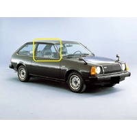 MAZDA 323 FA4TS - 3/1977 TO 9/1980 - 3DR HATCH - DRIVERS - RIGHT SIDE FRONT DOOR GLASS - (Second-hand)