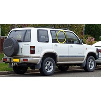 HOLDEN JACKAROO UBS25 - 5/1992 to 12/2003 - 4DR WAGON - DRIVERS - RIGHT SIDE REAR DOOR GLASS - NEW