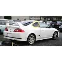 HONDA INTEGRA DC5 - 8/2001 to CURRENT - 2DR COUPE - RIGHT SIDE OPERA GLASS - BEHIND REAR DOOR - NOT ENCAPSULATED - GREEN - NEW