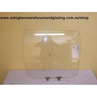 NISSAN NAVARA D21 - 1/1986 to 3/1997 - 4DR DUAL CAB - PASSENGERS - LEFT SIDE REAR DOOR GLASS - NEW
