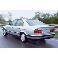 BMW 5 SERIES E34 - 9/1988 to 1/1996 - 4DR SEDAN - PASSENGER - LEFT SIDE REAR QUARTER GLASS - NO ENCAPSULATION-NEW