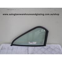 BMW 3 SERIES E30 - 5/1983 to 4/1991 - 4DR SEDAN - PASSENGERS - LEFT SIDE REAR QUARTER GLASS - NEW