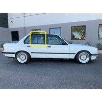 BMW 3 SERIES E30 - 5/1983 to 4/1991 - 4DR SEDAN - DRIVERS - RIGHT SIDE REAR DOOR GLASS  - NEW