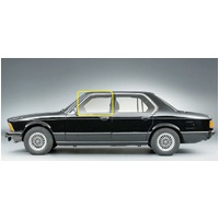 BMW 7 SERIES E32 - 3/1987 to 4/1994 - 4DR SEDAN - PASSENGER - LEFT SIDE FRONT DOOR GLASS - GREEN - (Second-hand)