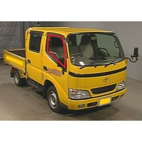 suitable for TOYOTA HIACE RH20/RH32 - 5/1977 to 12/1982 - UTE - RIGHT SIDE FRONT DOOR GLASS (1/4 TYPE) 670mm - (Second-hand)