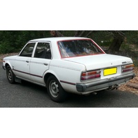 suitable for TOYOTA CORONA XT130 - 10/1979 to 7/1983 - 4DR SEDAN - REAR WINDSCREEN GLASS - (SECOND-HAND)