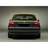 BMW 7 SERIES E38 - 1/1995 to 1/2002 - 4DR SEDAN - REAR WINDSCREEN GLASS - HEATED - NEW