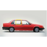 VOLVO 740/760/940/960/S90 - 1/1982 to 1/1997 - 4DR SEDAN/5DR WAGON - DRIVERS - RIGHT SIDE REAR DOOR GLASS - GREEN