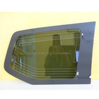 suitable for TOYOTA PRADO 120 SERIES - 2/2003 to 10/2009 - 5DR WAGON - LEFT SIDE REAR CARGO FLIPPER GLASS - ONE HOLE, ANTENNA - PRIVACY  TINT - NEW
