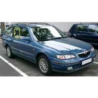 MAZDA 6 GG/GY - 8/2002 TO 1/2008 - 4DR WAGON - DRIVERS - RIGHT SIDE - REAR DOOR GLASS - (1 HOLE) - GREEN - NEW