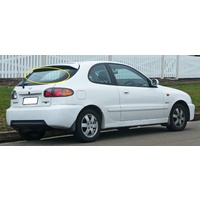 DAEWOO LANOS SX - 9/1997 to 10/2003 - 3DR/5DR HATCH - REAR WINDSCREEN GLASS (5 HOLES) - WITH SPOILER BOLTED - NEW