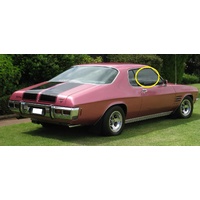 HOLDEN MONARO HQ - HJ - HX - 1971 to 1976 - 2DR COUPE (CHINA MADE) - DRIVERS - RIGHT SIDE FRONT DOOR GLASS - 1022MM X 614MM - NEW