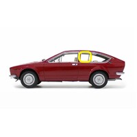 ALFA ROMEO ALFETTA GTV 2000 - 1/1977 to 1/1988 - 2DR COUPE - LEFT SIDE REAR OPERA W/UP GLASS  - (Second-hand)