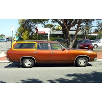 FORD FALCON XA/XB/XC - 1972 to 1978 - 5DR WAGON - DRIVERS - RIGHT SIDE REAR CARGO GLASS - GREEN