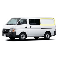 NISSAN URVAN E25 - 2001 to 1/2012  SIDE GLASS EURO 540 X 1140 - (Second-hand)