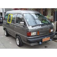 suitable for TOYOTA LITEACE KM30/YM35/KM36 - 8/1985 to 3/1992 - VAN - RIGHT SIDE FRONT SLIDING UNIT - REAR 1/2 GLASS (512 X 475) - (Second-hand)