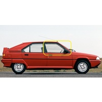 CITROEN BX SERIES - 1/1983 TO 1/1994 - 5DR HATCH - DRIVERS - RIGHT SIDE FRONT DOOR GLASS - (Second-hand)