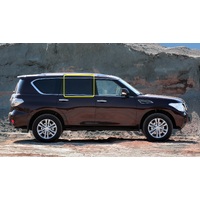 NISSAN PATROL Y62 - 2/2013 TO CURRENT - 5DR WAGON - DRIVERS - RIGHT SIDE REAR DOOR GLASS - PRIVACY TINT- NEW