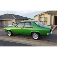 HOLDEN TORANA LH/LX/UC - 5/1974 to 1/1980 - 4DR SEDAN - PASSENGER - LEFT SIDE FRONT DOOR GLASS - GREEN - NEW - MADE TO ORDER