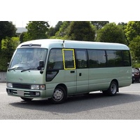 suitable for TOYOTA COASTER RU13 - 1980 to 1982 - HIGH-ROOF BUS - VERY FRONT RIGHT SIDE GLASS - 68101-62711-90740 - (SECOND-HAND)