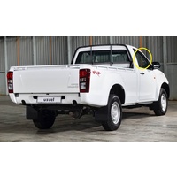 ISUZU D-MAX - 6/2012 TO 8/2020 - 2DR/4DR UTE - DRIVERS - RIGHT SIDE FRONT DOOR GLASS - WITH FITTING, 3.5MM THICK - NEW