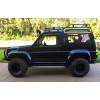 DAIHATSU ROCKY F70-F85 - 1/1984 to 1/2000 - 2DR JEEP - LEFT SIDE CANOPY ABOVE SLIDING GLASS - (Second-hand)