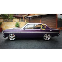 FORD FALCON XW/XY - 1969 TO 1971 - SEDAN/WAGON - PASSENGERS - LEFT SIDE REAR QUARTER GLASS - GREEN - MADE-TO-ORDER - NEW