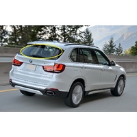 BMW X5 F15/F85 - 9/2013 TO 11/2018 - 4DR WAGON - REAR WINDSCREEN GLASS - HEATED (1 HOLE) - (SECOND-HAND)