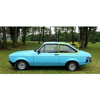 FORD ESCORT MK 11 - 1974 TO 1981 - 2DR COUPE - PASSENGERS - LEFT SIDE REAR QUARTER GLASS - GREEN - MADE TO ORDER - NEW