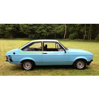 FORD ESCORT MK 11 - 1974 TO 1981 - 2DR COUPE - DRIVERS - RIGHT SIDE REAR QUARTER GLASS - GREEN - MADE TO ORDER - NEW