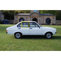 FORD ESCORT MK 11 - 1974 TO 1981 - 4DR SEDAN - DRIVERS - RIGHT SIDE REAR DOOR GLASS - CLEAR - MADE TO ORDER - NEW