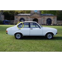 FORD ESCORT MK 11 - 1974 TO 1981 - 4DR SEDAN - DRIVERS - RIGHT SIDE REAR QUARTER GLASS - CLEAR - (Second-hand)