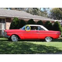 FORD FALCON XL/XM/XP - 1962 TO 1965 - 2DR COUPE - PASSENGER - LEFT SIDE FRONT QUARTER GLASS - CLEAR - NEW - MADE TO ORDER