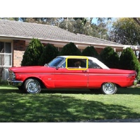 FORD FALCON XL/XM/XP - 1962 TO 1965 - 2DR COUPE - PASSENGER - LEFT SIDE FRONT DOOR GLASS - CLEAR - NEW - MADE TO ORDER